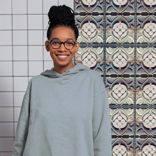 Art Déco Gemusterte Mauer Deco - Wine Bar Jugendst Fliese