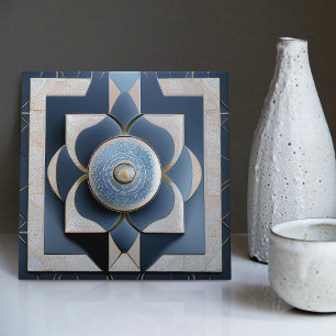 Art Deco gemusterte Wanddekoration Art Nouveau Ker Fliese
