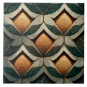 Art Deco Gemusterte Wine tasting in der Fattoria M Fliese (Vorderseite)