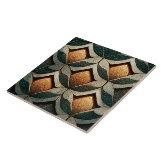 Art Deco Gemusterte Wine tasting in der Fattoria M Fliese (Seite)