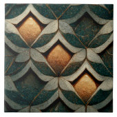 Art Deco Gemusterte Wine tasting in der Fattoria M Fliese (Vorderseite)