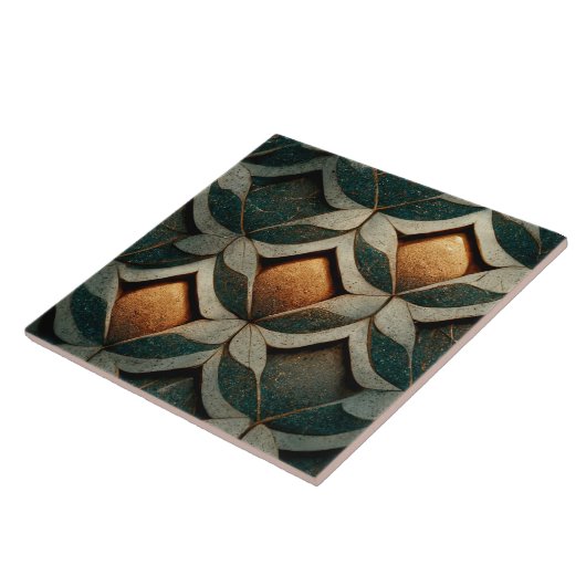 Art Deco Gemusterte Wine tasting in der Fattoria M Fliese (Seite)