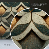 Art Deco Gemusterte Würfel Vier Deko Art Nouveau Fliese