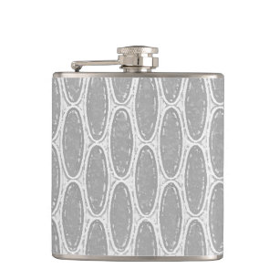 Art Deco Geo Flasche Flachmann