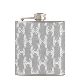 Art Deco Geo Flask Flachmann