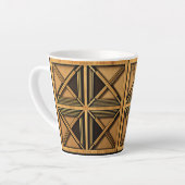 Art Deco Geometric 12oz Tasse (Linke Ecke)