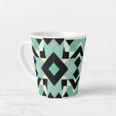 Art Deco Geometric 12oz Tasse (Linke Ecke)