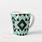 Art Deco Geometric 12oz Tasse (Rechte Ecke)