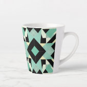 Art Deco Geometric 12oz Tasse (Rechts)