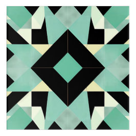 Art Deco Geometric Acryl Wandkunst