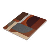 Art Deco Geometric Art - Ledertextur Fliese (Seite)