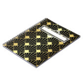 Art Deco Geometric Blank Planner/Kalender Notizblock (Linke Seite)