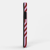 Art Deco Geometric - bordeauxrot und rosa Case-Mate iPhone Hülle (Hinten/Rechts)