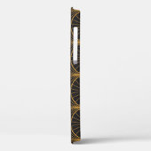 Art Deco Geometric Circles-Muster Case-Mate iPhone Hülle (Rückseite / Links)