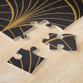 Art Deco Geometric Circles-Muster Puzzle (Seite)