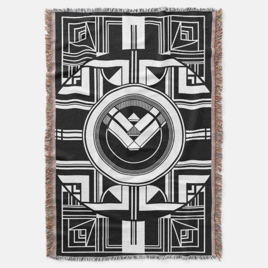 Art Deco Geometric Decke (Vorderseite Vertikal)