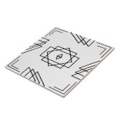 Art Deco Geometric Keramik Tile Fliese (Seite)