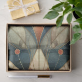 Art Deco Geometric Lotus Muster Roaring 20's Seidenpapier (Geschenk)