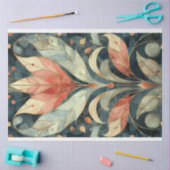 Art Deco Geometric Lotus Muster Roaring 20's Seidenpapier (Basteln)