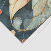 Art Deco Geometric Lotus Muster Roaring 20's Seidenpapier (Ausschnitt)