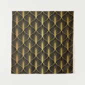 Art Deco Geometric Luxury Pattern Wandteppich (Vorderseite)