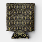 Art Deco Geometric Minimalistisches Muster Dosenkühler (Vorderseite)
