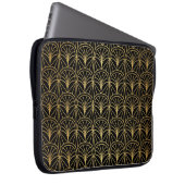 Art Deco Geometric Minimalistisches Muster Laptopschutzhülle (Vorne Rechts)
