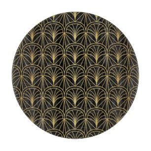 Art Deco Geometric Minimalistisches Muster Schneidebrett