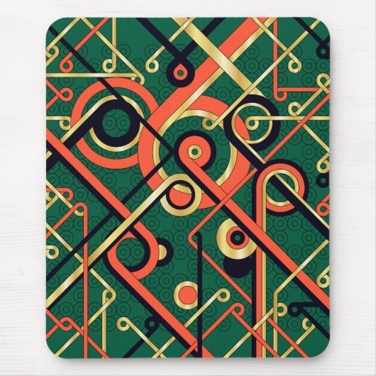Art Deco Geometric Mouse Pad Mousepad (Vorne)