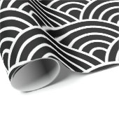 Art Deco Geometric Muster Geschenkpapier (Rolleneckpunkt)