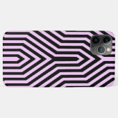 Art Deco Geometric - Schwarz und Rosa Case-Mate iPhone Hülle (Rückseite (Horizontal))