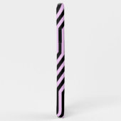 Art Deco Geometric - Schwarz und Rosa Case-Mate iPhone Hülle (Hinten/Rechts)