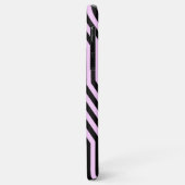 Art Deco Geometric - Schwarz und Rosa Case-Mate iPhone Hülle (Hinten/Links)