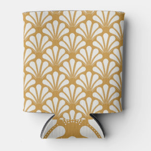 Art Deco Geometric Sea Muschel Dosenkühler