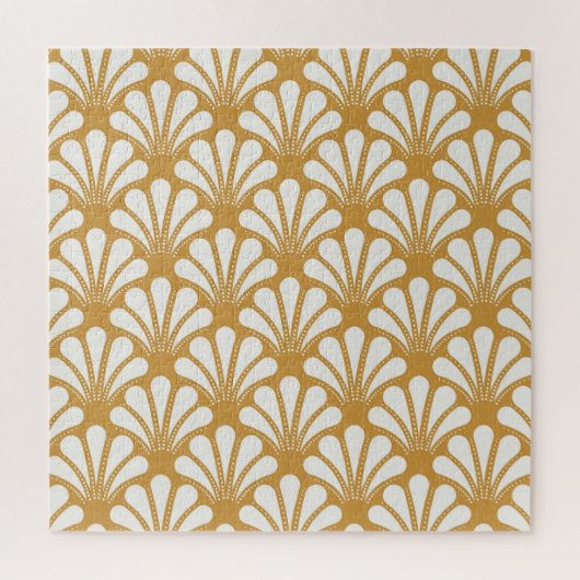 Art Deco Geometric Sea Muschel Puzzle (Vertikal)
