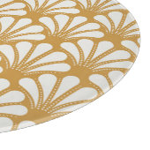 Art Deco Geometric Sea Muschel Schneidebrett (Ecke)