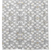 Art Deco Geometric Shower Curtain - Elegant  Duschvorhang (Vorderseite)