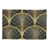 Art Deco Geometric Texture Illustration Kissenbezug (Rückseite)