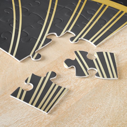 Art Deco Geometric Texture Illustration Puzzle (Seite)