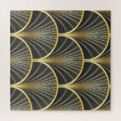 Art Deco Geometric Texture Illustration Puzzle (Horizontal)