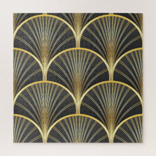 Art Deco Geometric Texture Illustration Puzzle