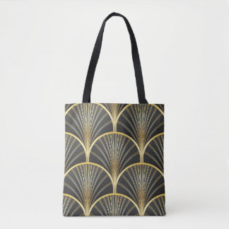 Art Deco Geometric Texture Illustration Tasche