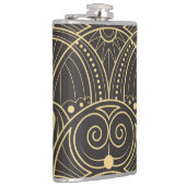 Art Deco Geometric Tiles Luxury. Flachmann (Rechts)