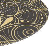 Art Deco Geometric Tiles Luxury. Schneidebrett (Ecke)