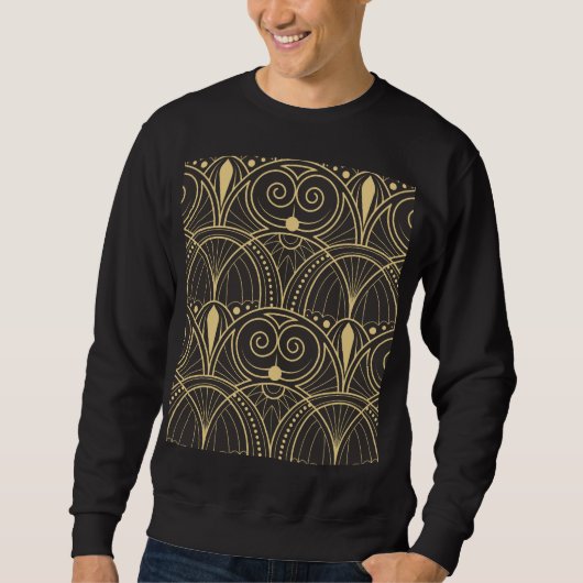Art Deco Geometric Tiles Luxury. Sweatshirt (Vorderseite)