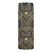 Art Deco Geometric Tiles Luxury. Thermosbecher (Rückseite)