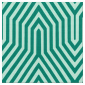 Art Deco Geometric - Türkis und Wasser Stoff (Nahaufnahme)