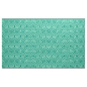 Art Deco Geometric - Türkis und Wasser Stoff (Yard (91,4 cm))