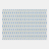 Art Deco Geometric Wrapping Paper Set Geschenkpapier Set (Vorderseite 3)