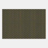 Art Deco Geometric Wrapping Paper Set Geschenkpapier Set (Vorderseite 2)